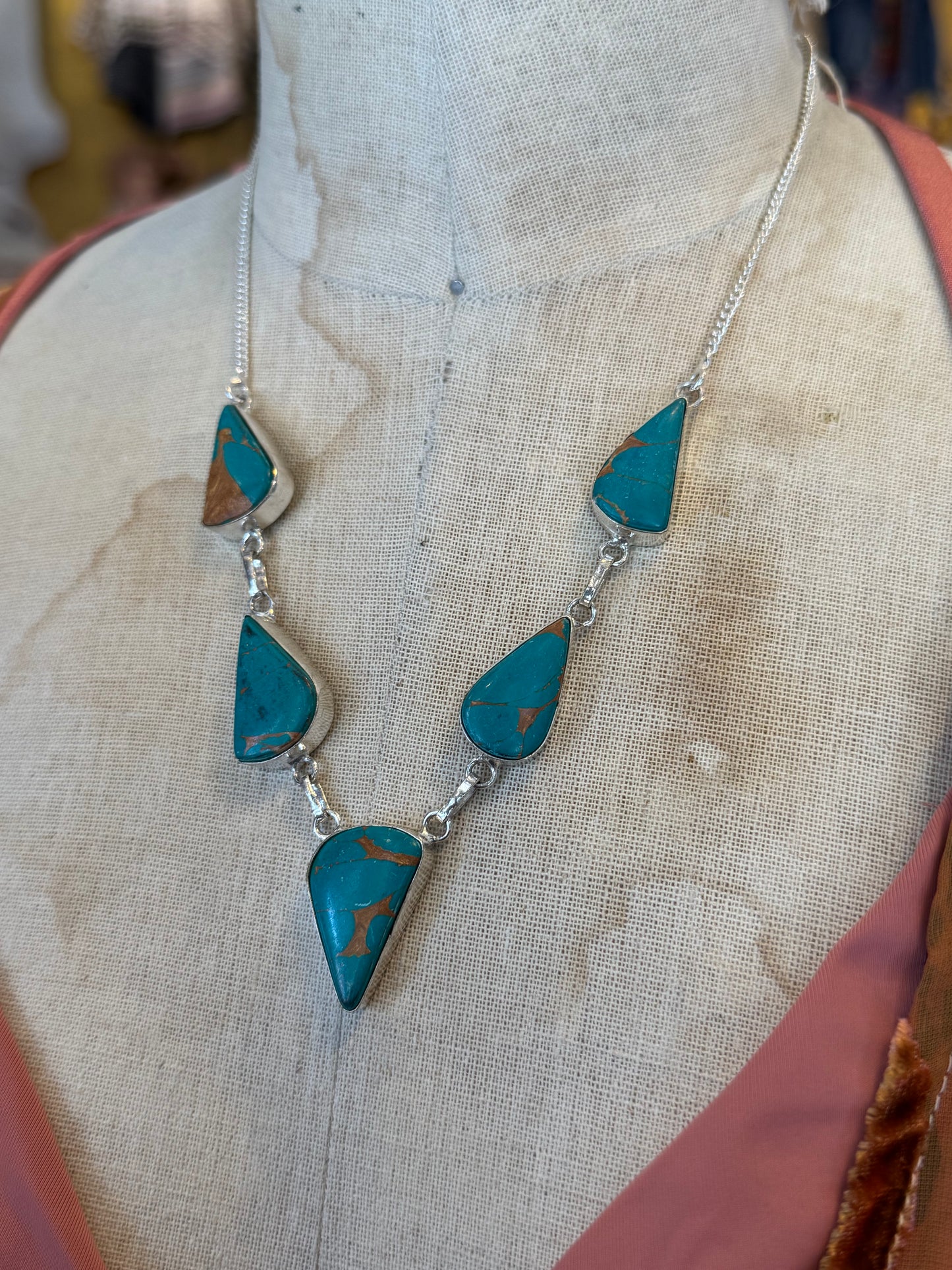 Turquoise Statement Necklace