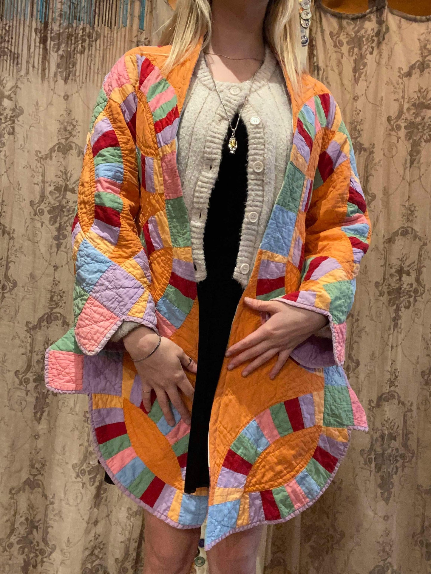 OOAK Handmade Upcycled Quilt Coat - Reverie*