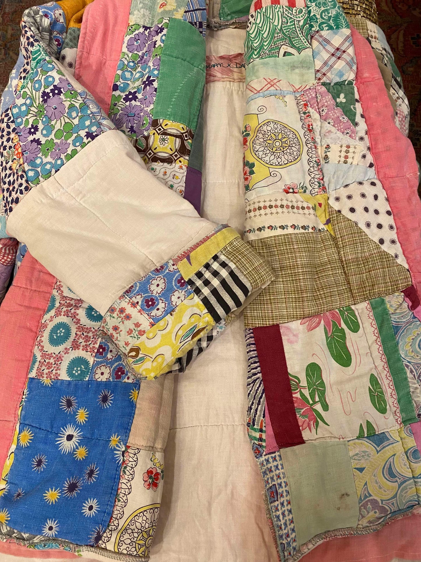 OOAK Handmade Upcycled Hi Lo Quilt Coat - Kadence*