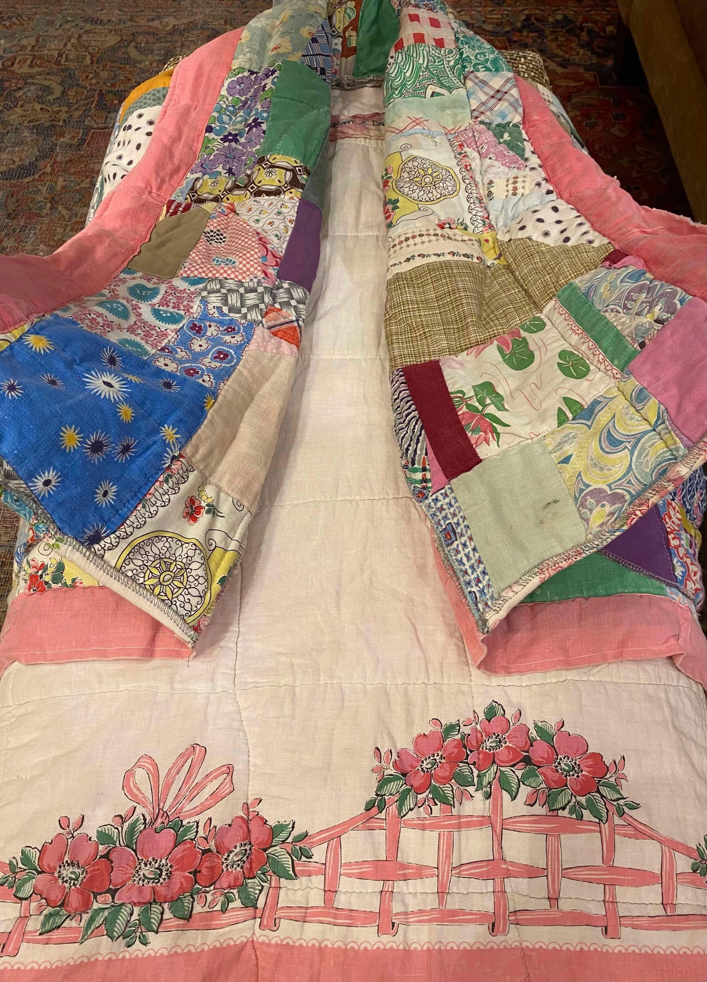 OOAK Handmade Upcycled Hi Lo Quilt Coat - Kadence*