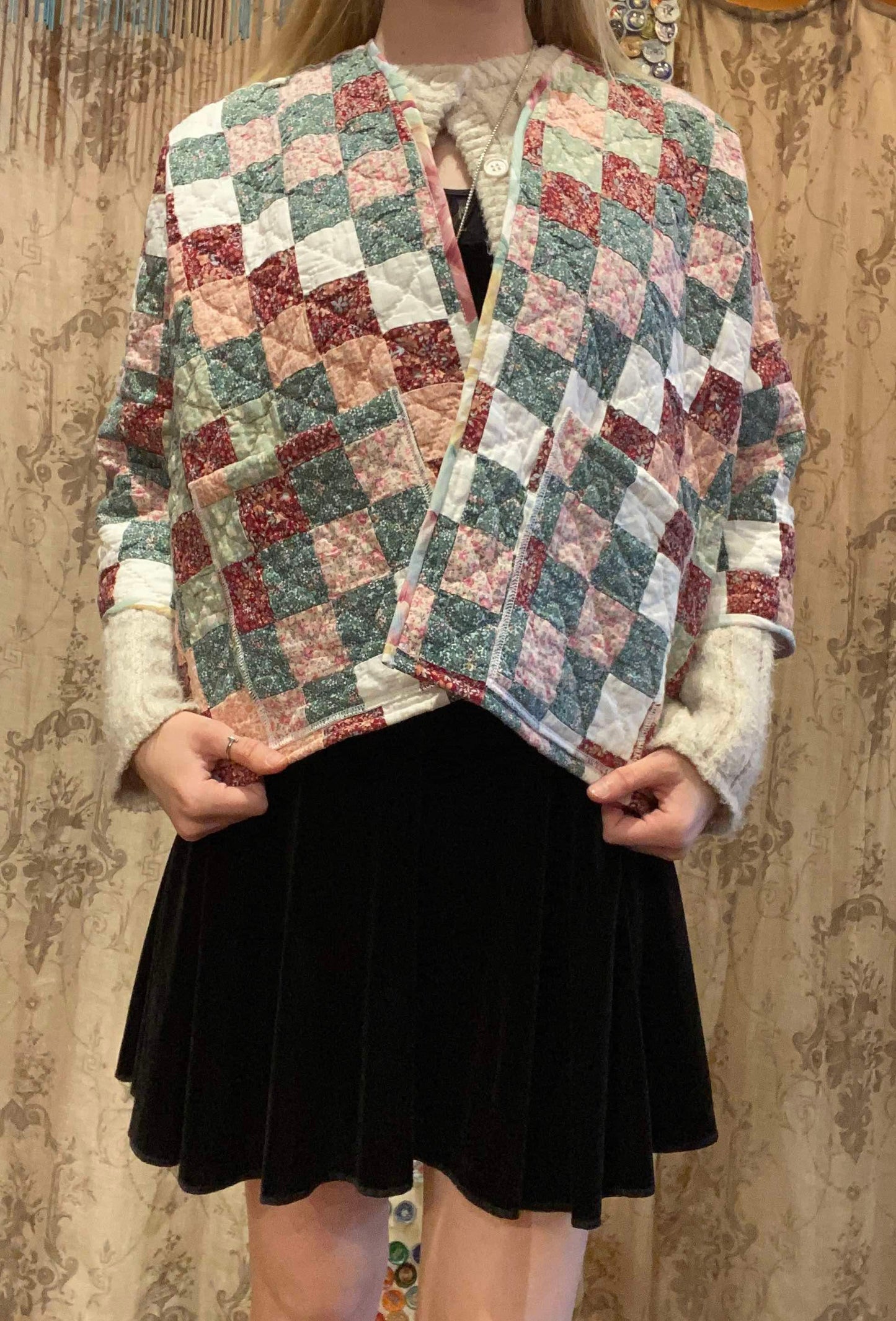 OOAK Handmade Upcycled Quilt Coat - Rowan*