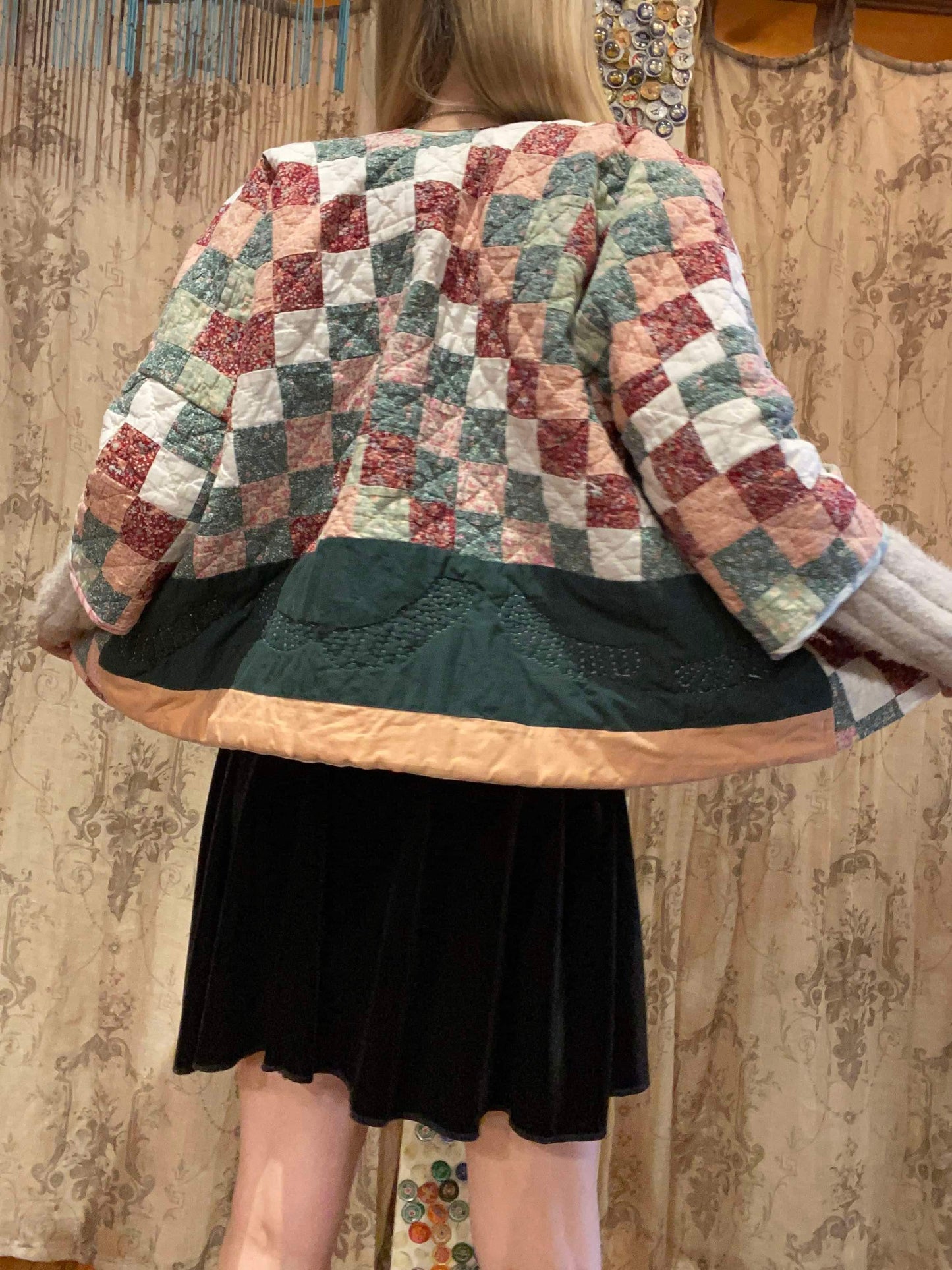 OOAK Handmade Upcycled Quilt Coat - Rowan*