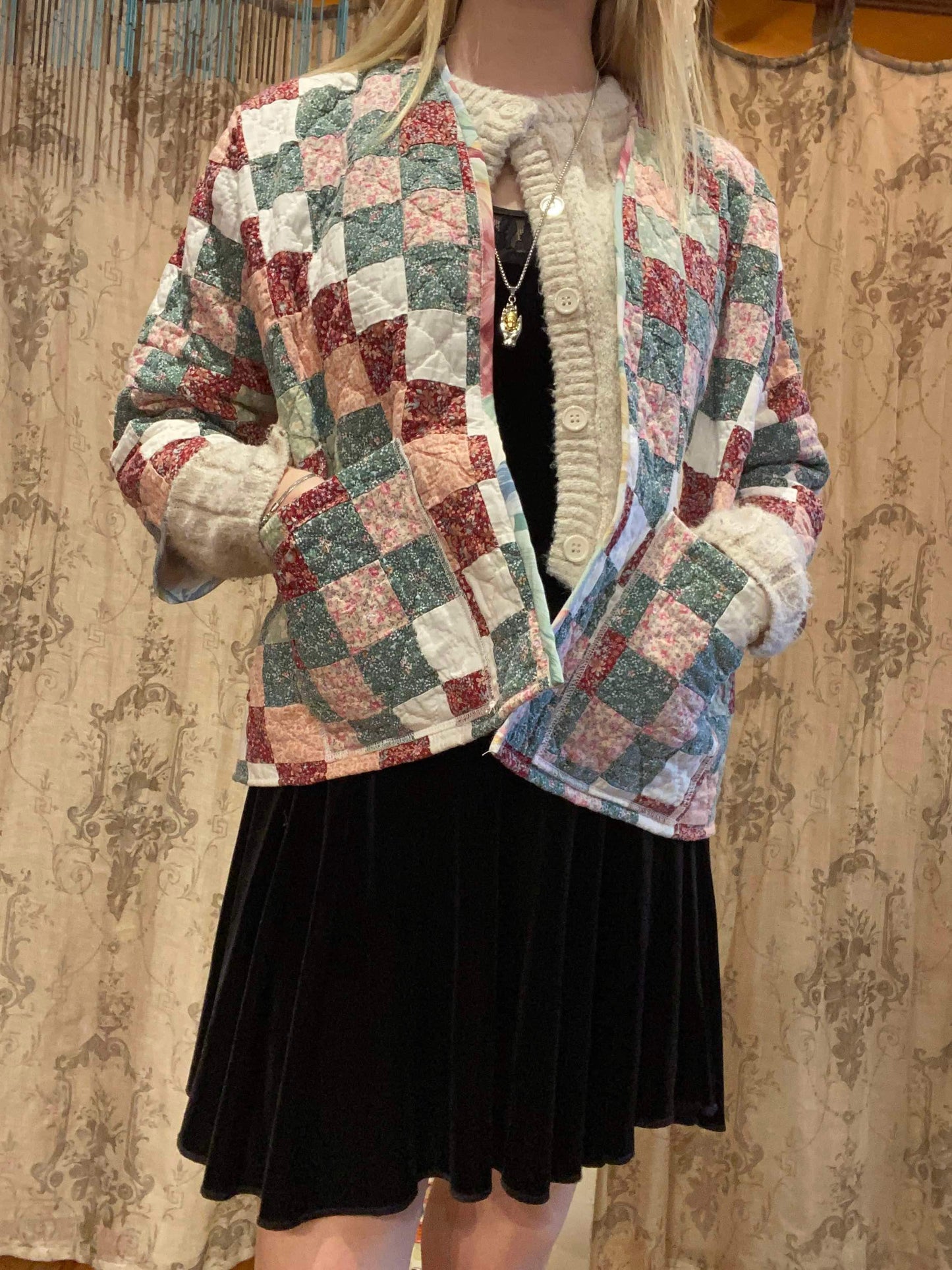 OOAK Handmade Upcycled Quilt Coat - Rowan*