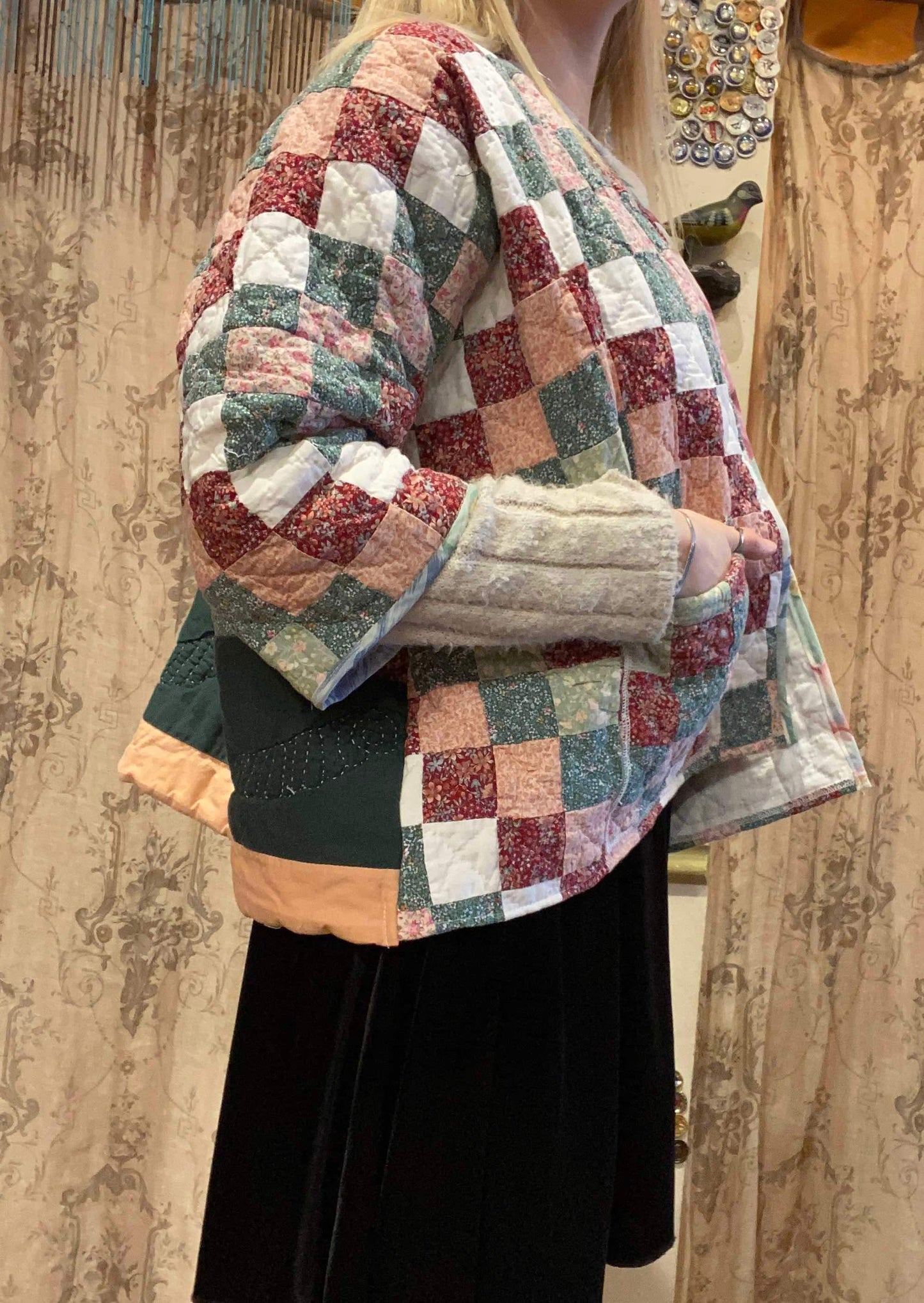 OOAK Handmade Upcycled Quilt Coat - Rowan*
