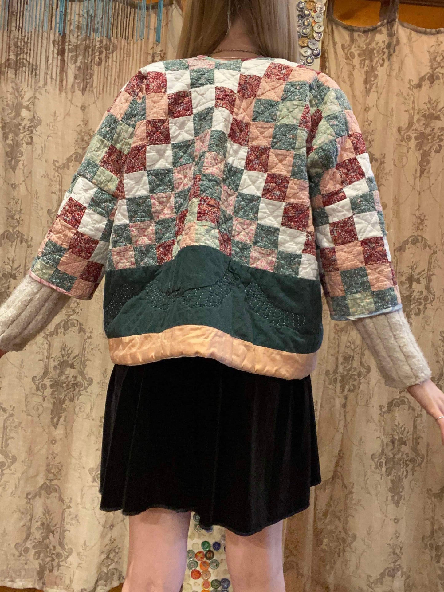 OOAK Handmade Upcycled Quilt Coat - Rowan*