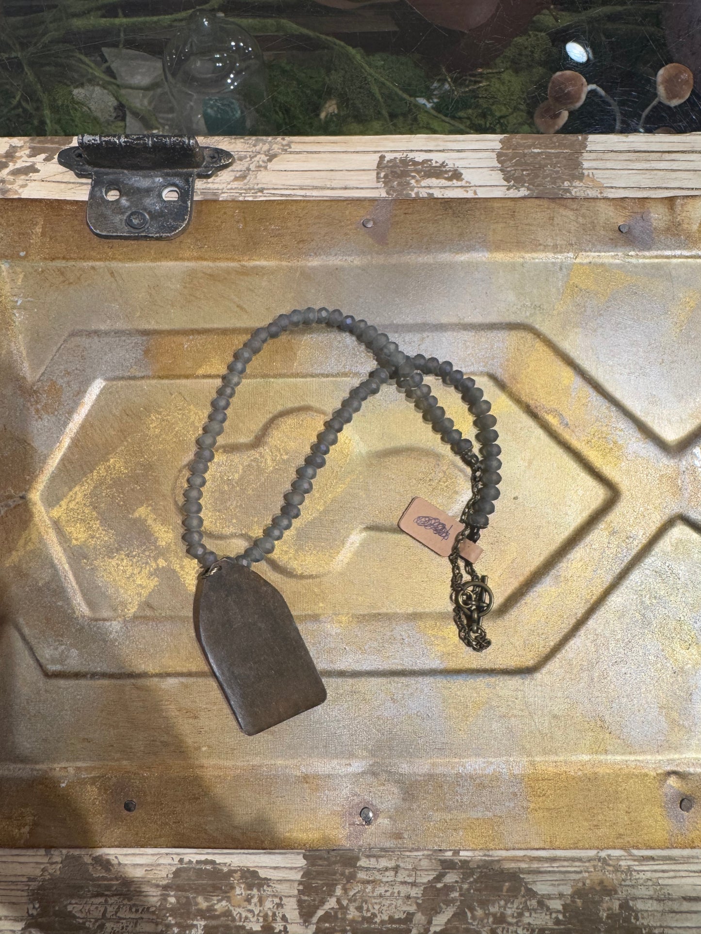 2 Ladies With Citrine Facet Drop Necklace*