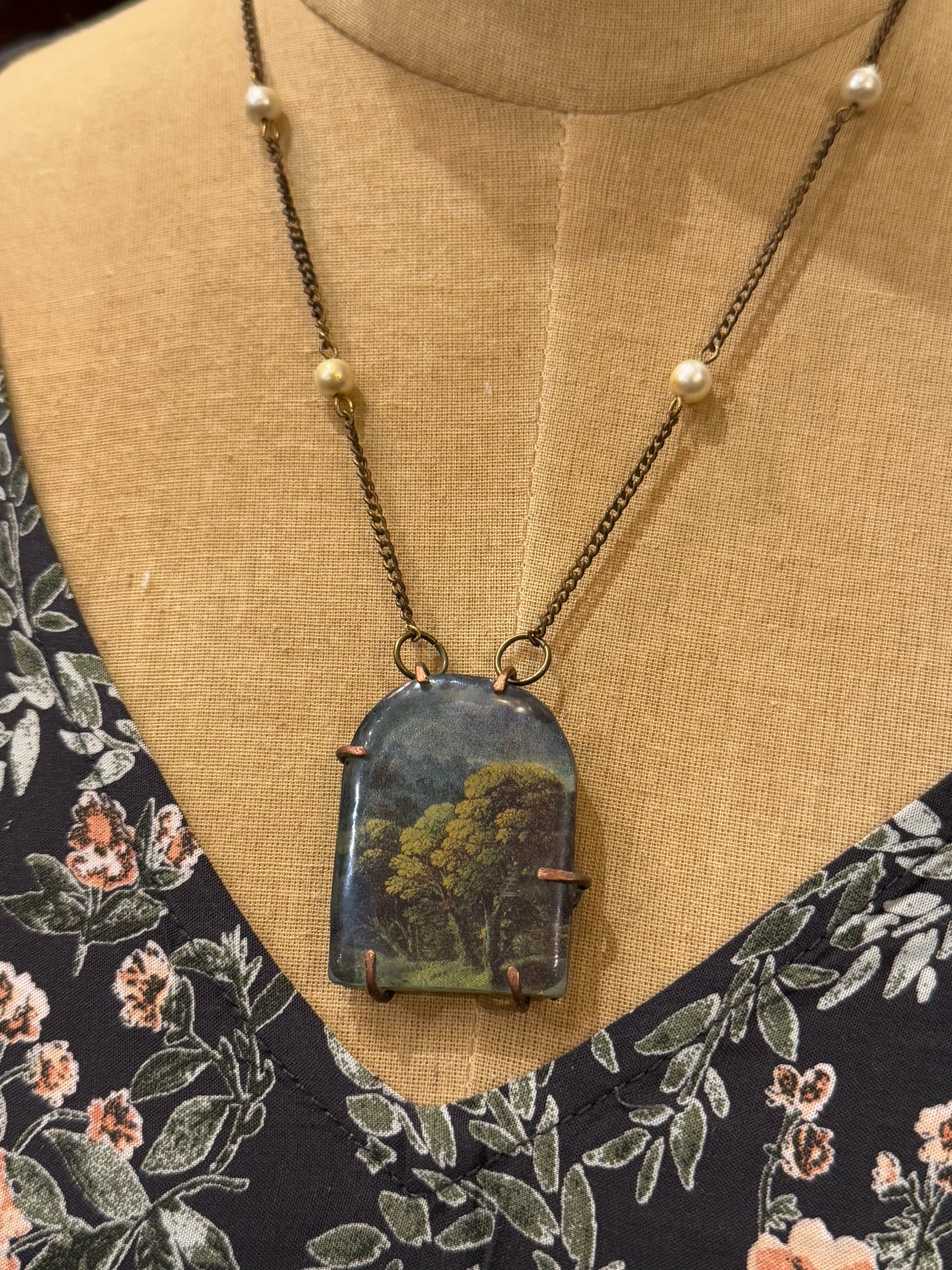 Resin Tree Necklace*