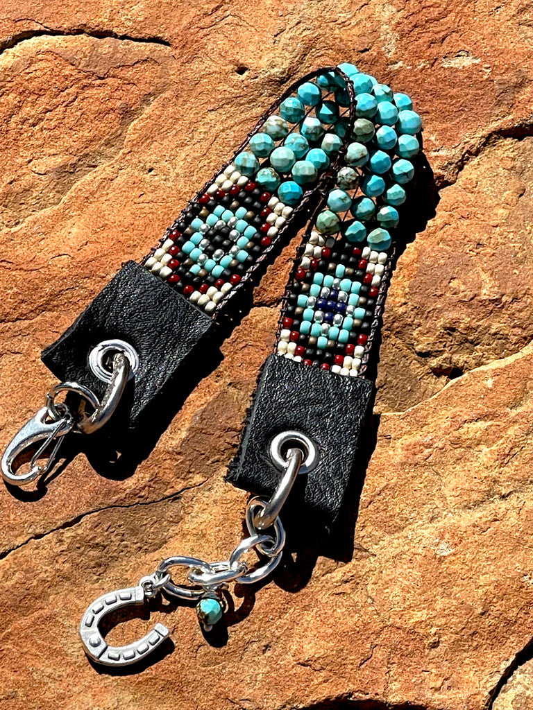 Midnight Cowboy Bandolita, Stacking Western Cuff Bracelet - La De Da