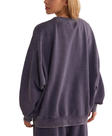 Slow It Down Pullover - Peacoat