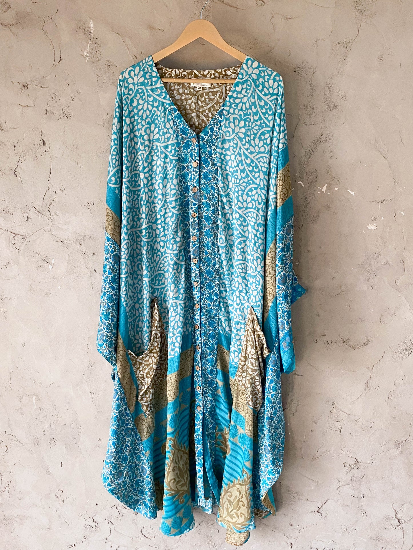 Sky Blue Bowie Muu Dress - La De Da