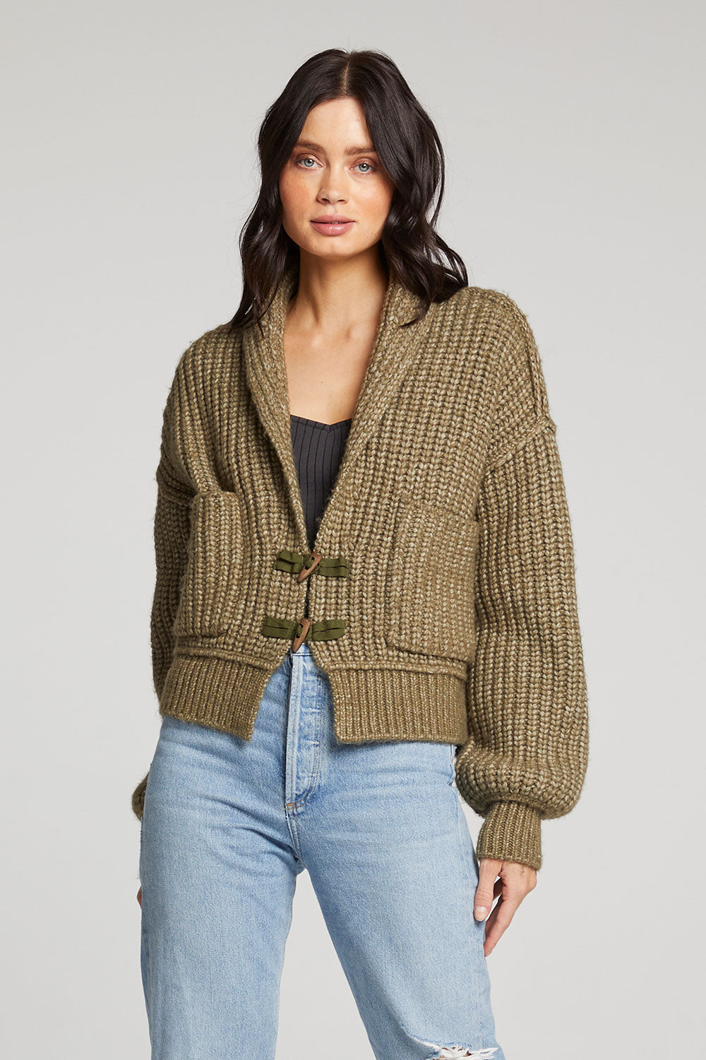 Rustic Olive Cain Sweater - La De Da