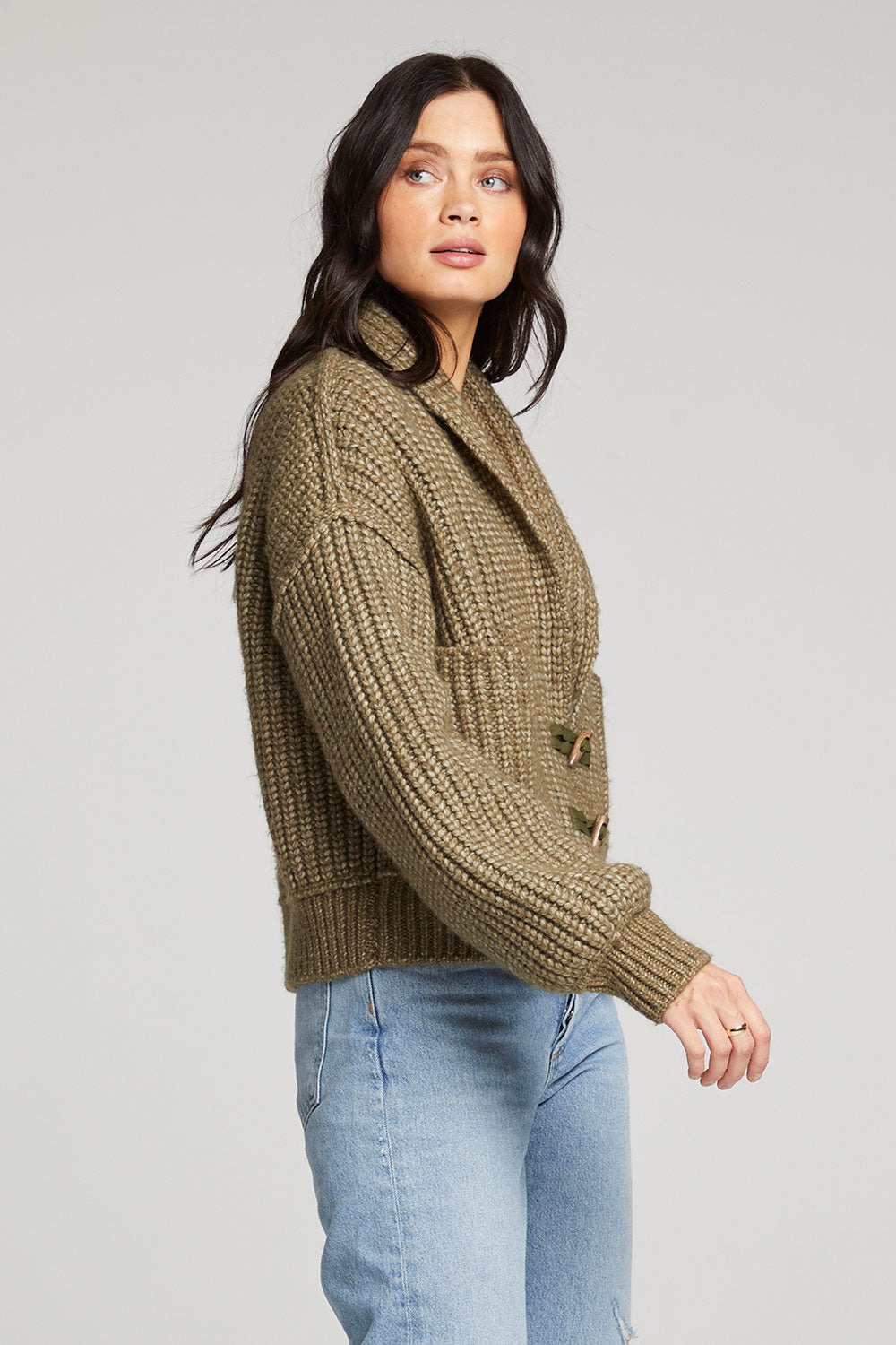 Rustic Olive Cain Sweater - La De Da