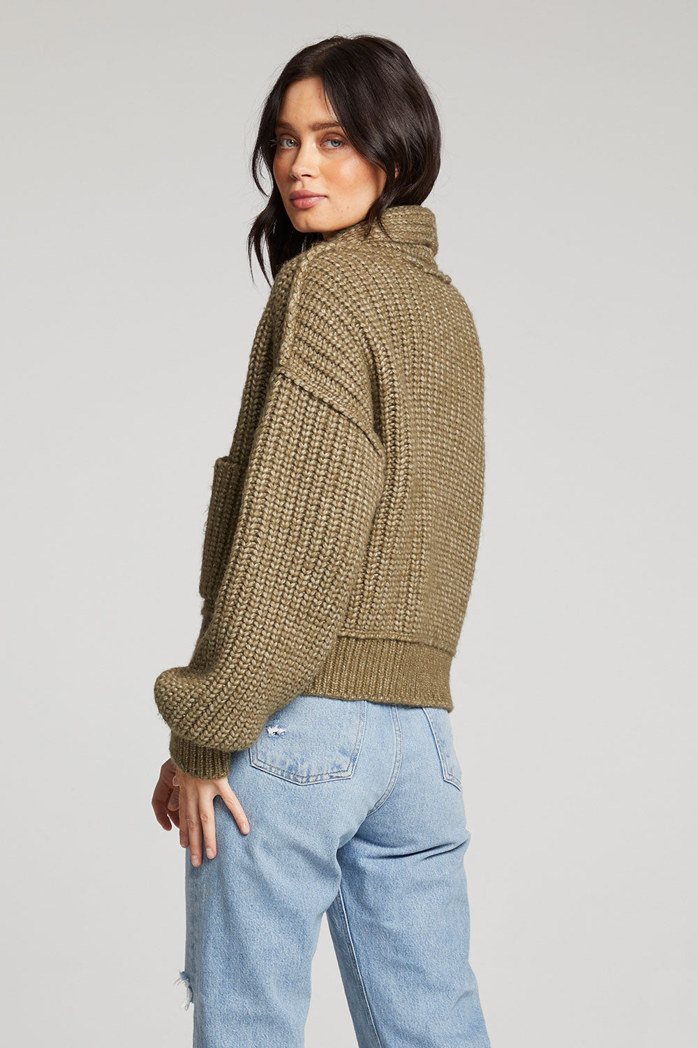 Rustic Olive Cain Sweater - La De Da