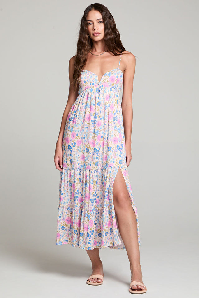 Seren Midi Dress - Velvet Iris