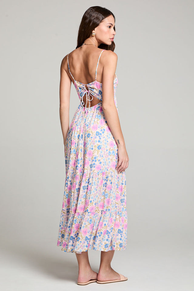 Seren Midi Dress - Velvet Iris
