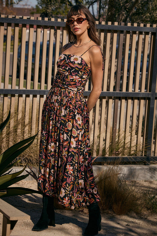Calysta Midi Dress - Multi