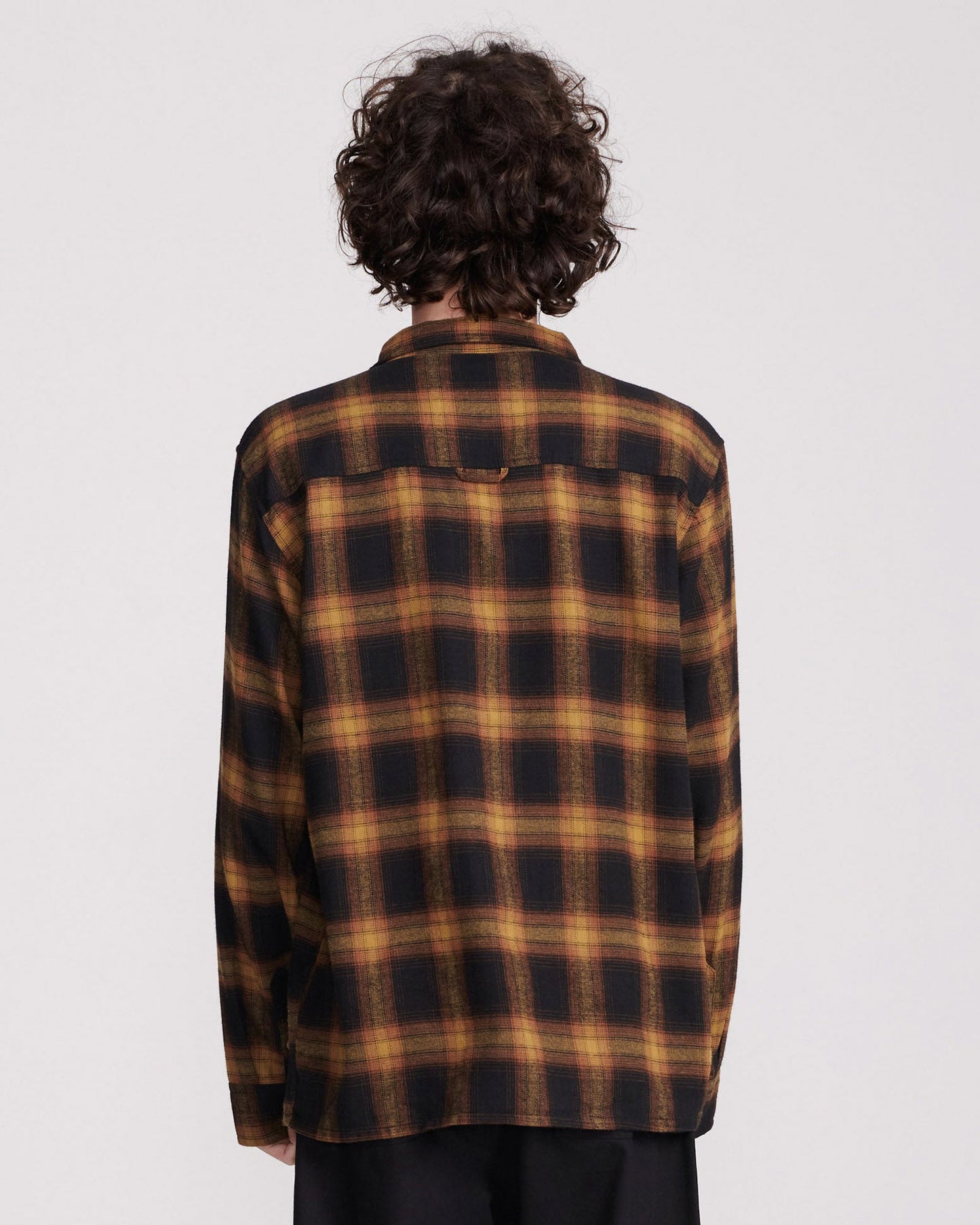 Shin Plaid Button Shirt - Camel - La De Da