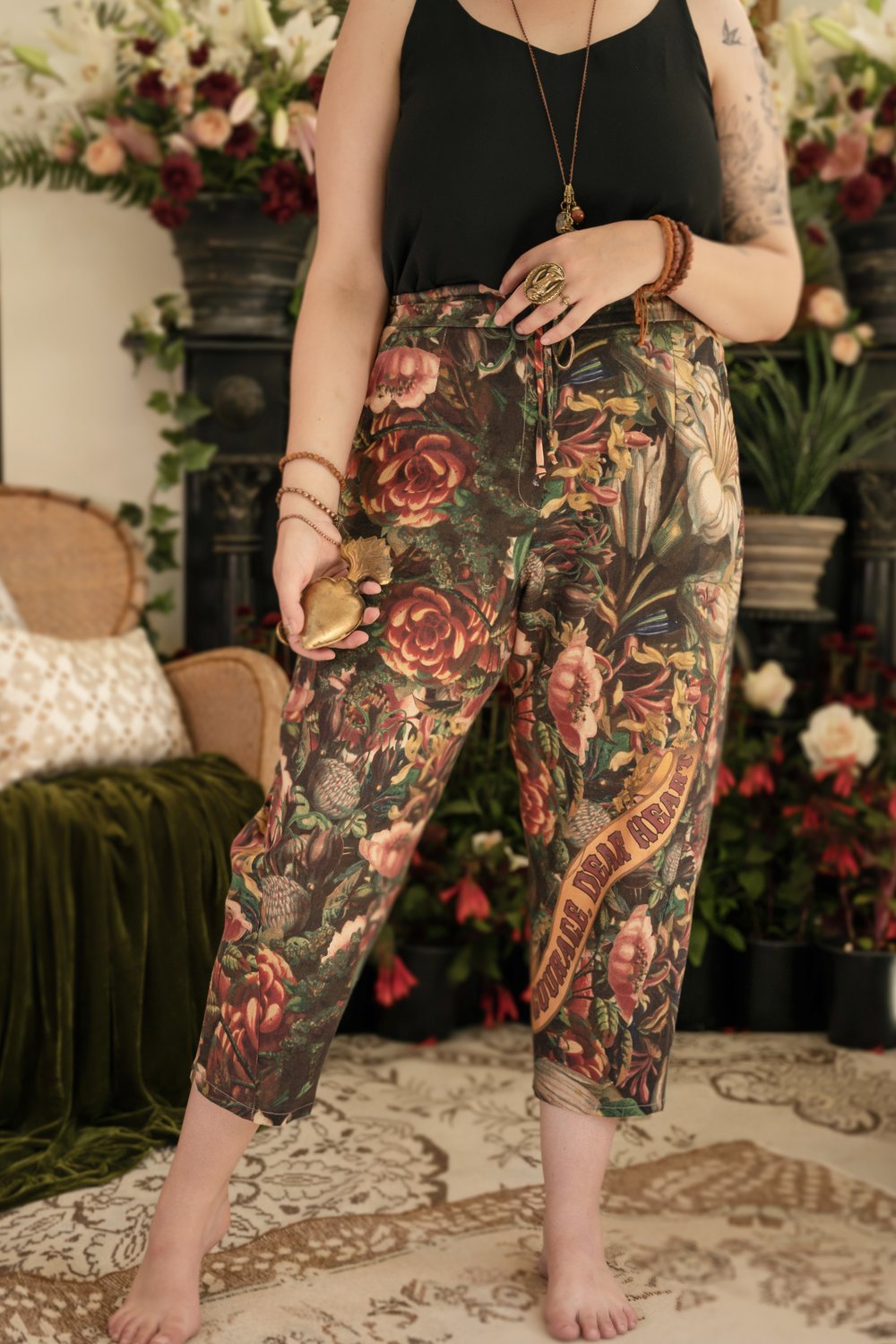 Dear Heart Artist Pants- One Size