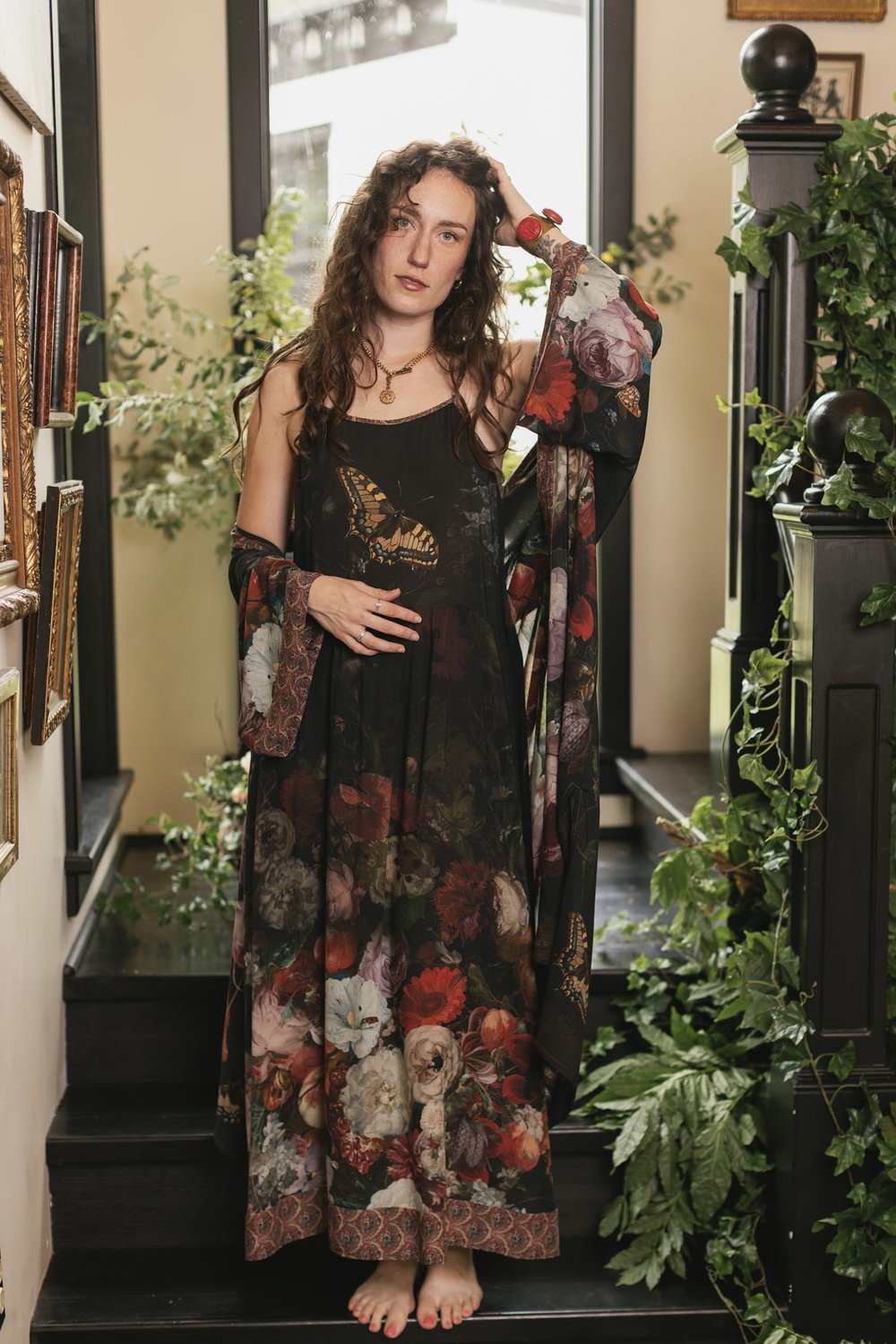 Flight of Fancy Bohéme Slip Dress