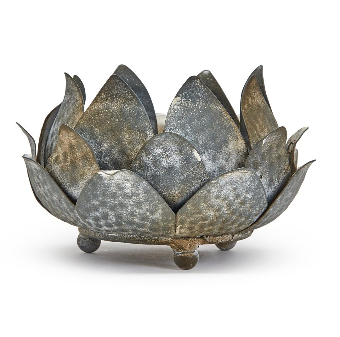 Artichoke Cachepot Metal Decorative Piece - La De Da