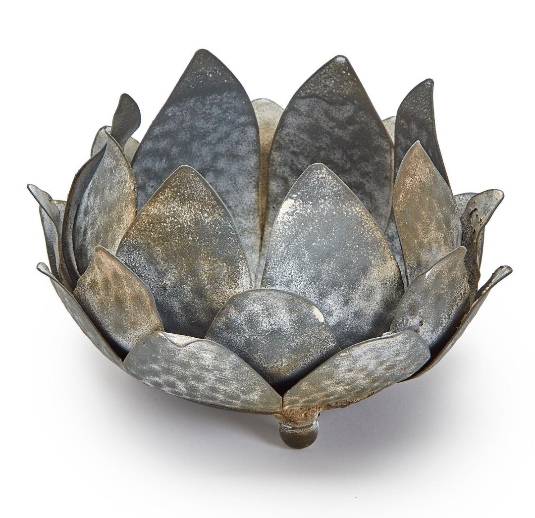 Artichoke Cachepot Metal Decorative Piece - La De Da