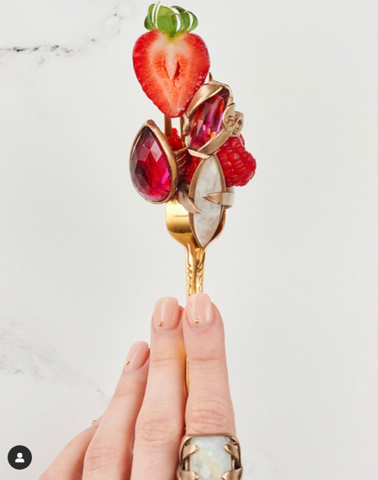 Faceted Rubellite Ring - La De Da