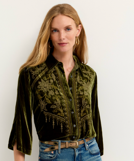 Kimono Sleeve Button Down - Laike