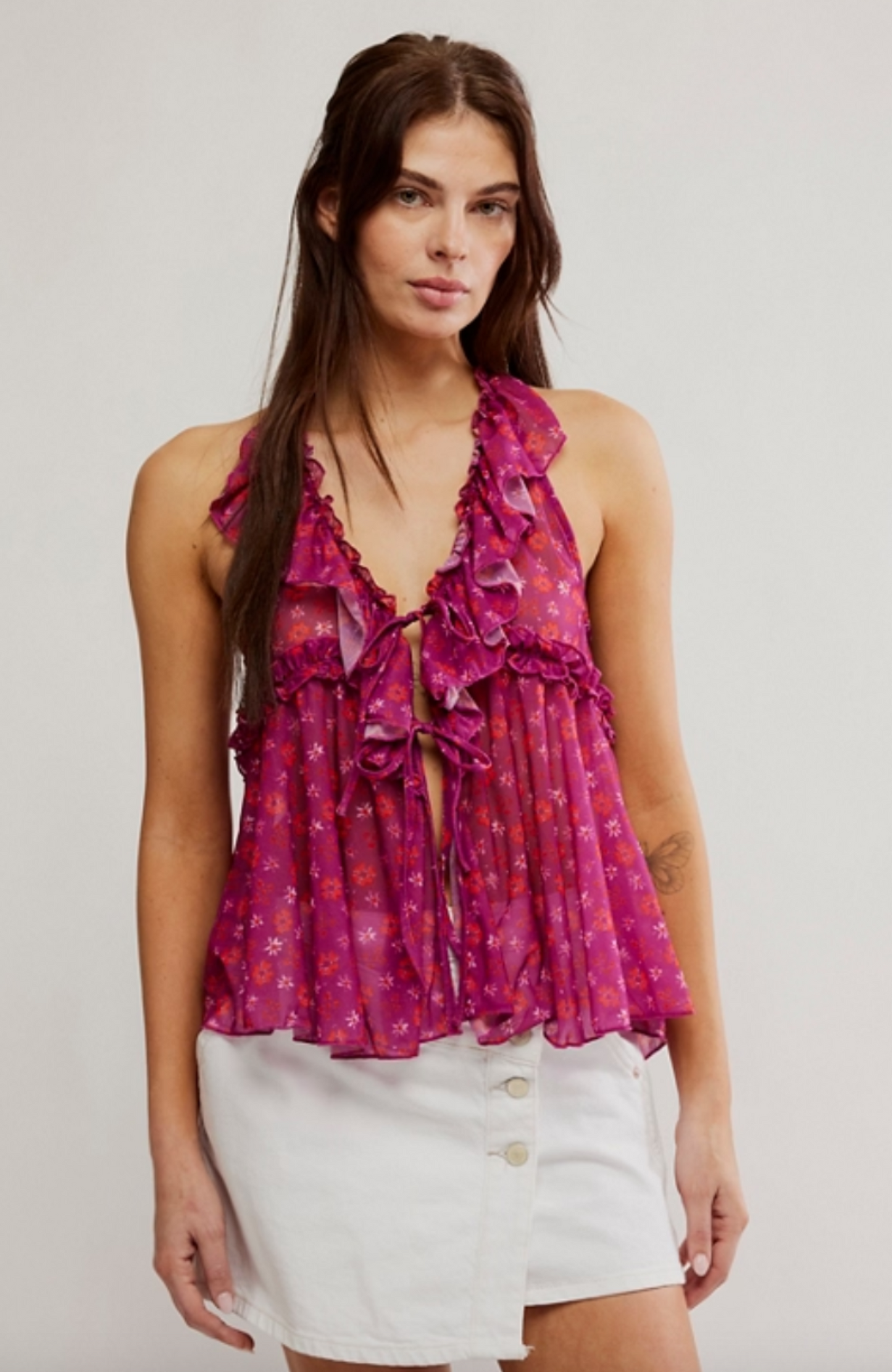 Fearless Knit Tank - Dragonfruit Combo