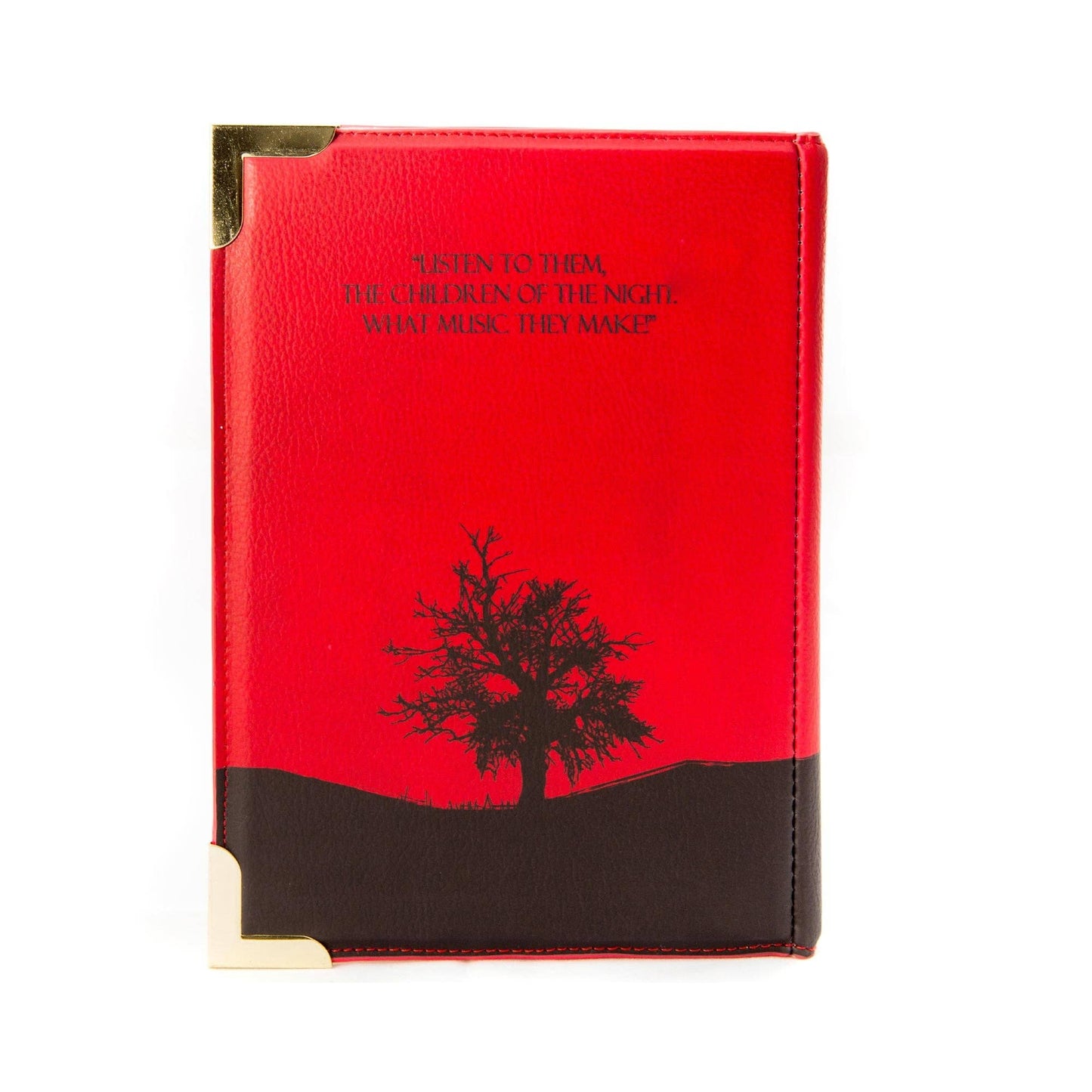 Dracula Moon Red Book Crossbody Clutch Handbag - Small