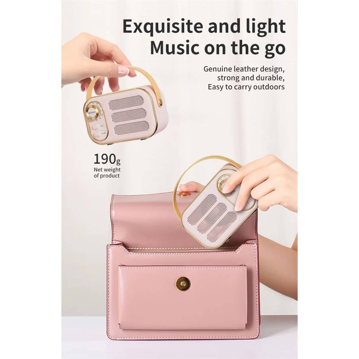 Retro bluetooth speaker version 2 - Sky blue