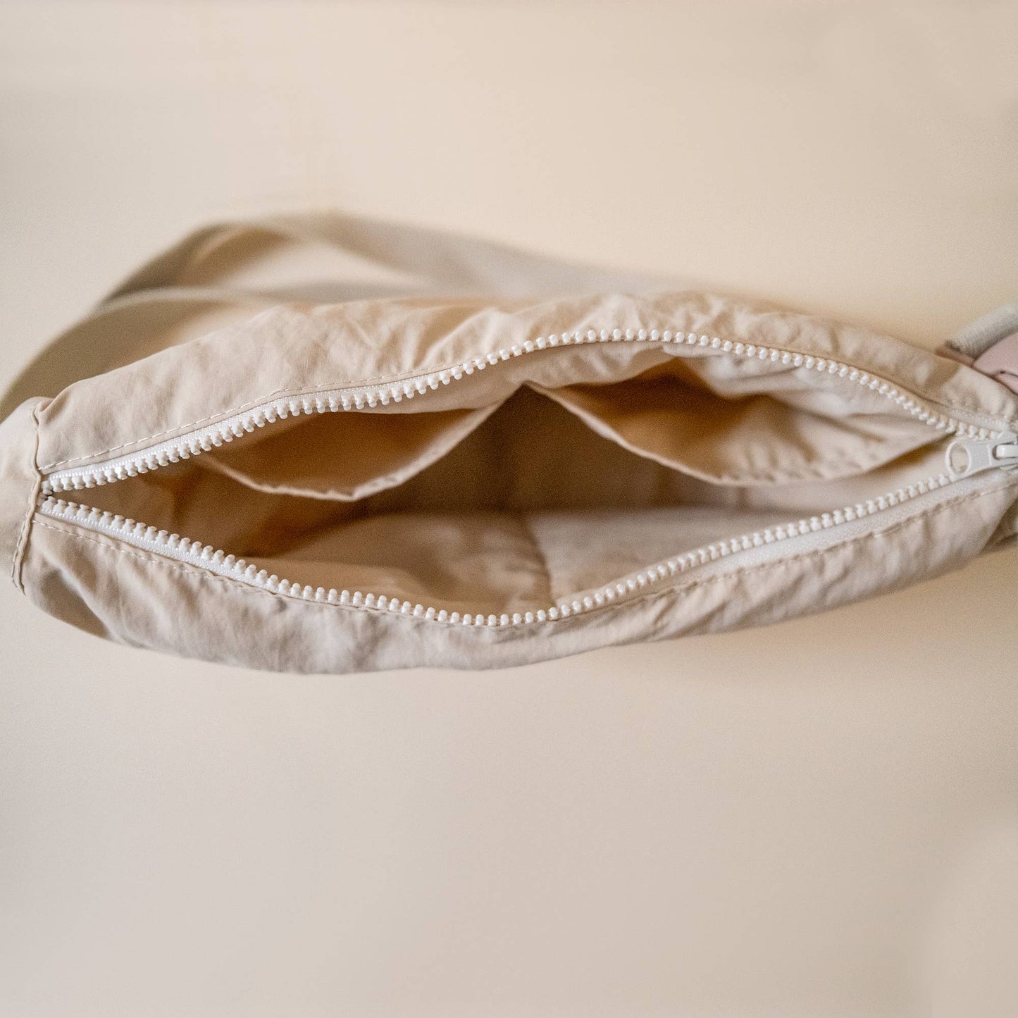 Nylon Sling Bag - Stone