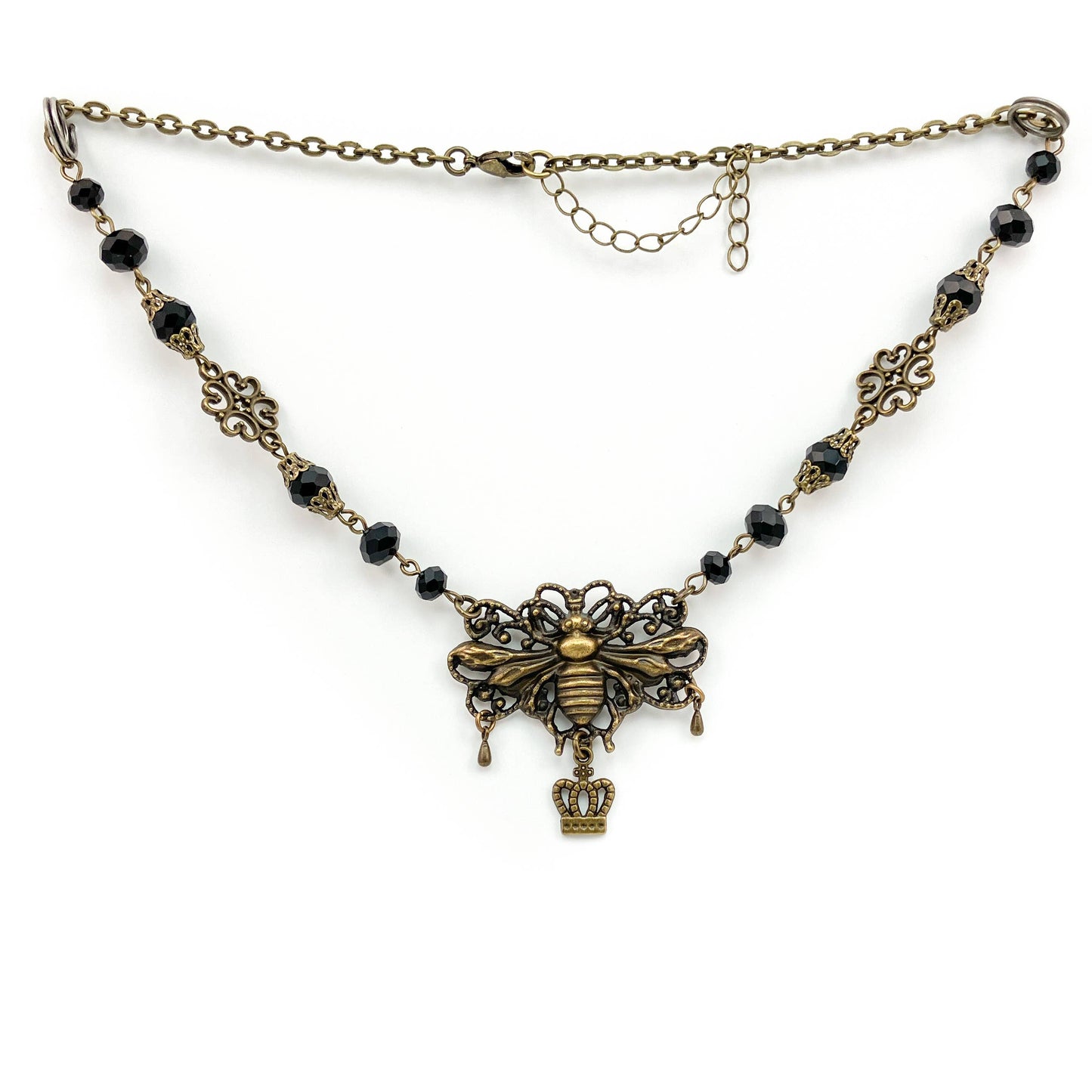 Queen Bee Necklace | Victorian Bumble Bee Jewelry
