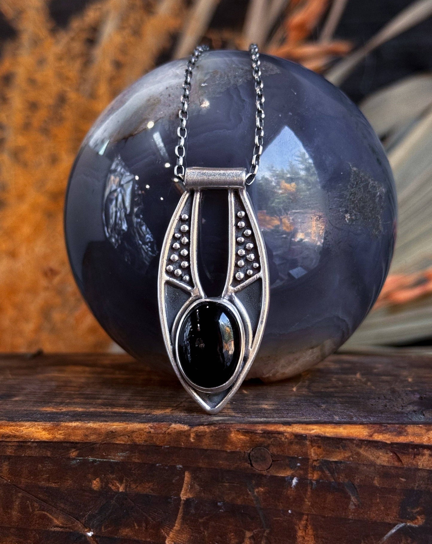 Ara Necklace // Black Onyx