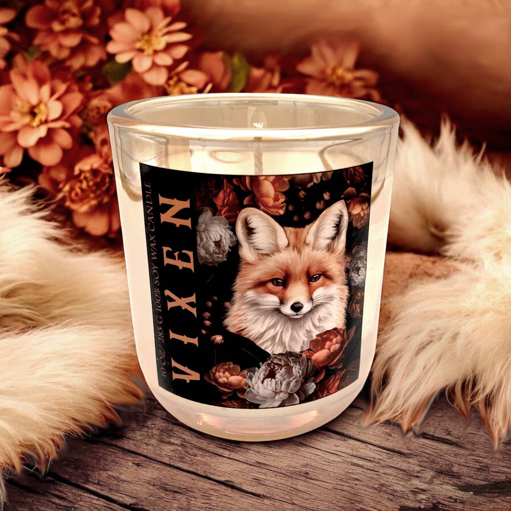 Aura Collection Iridescent Glass Candle - Vixen