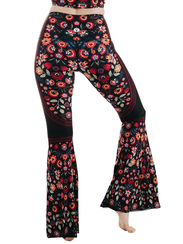 Folklore Printed Bell Bottoms - La De Da