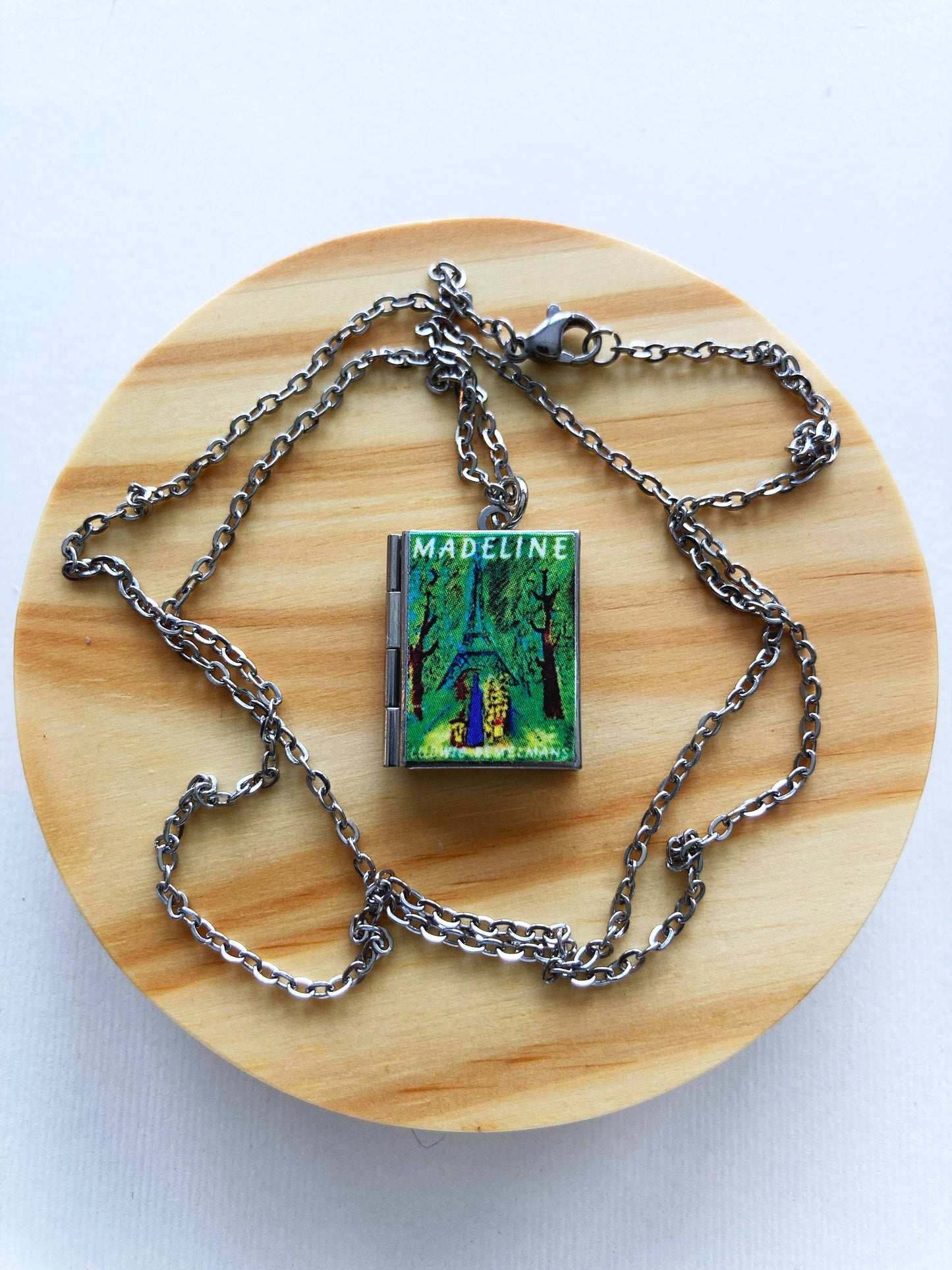 Book Locket Madeline - Stainless Steel