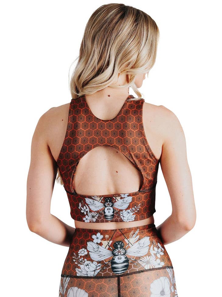 Free Range Sports Bra in Beeloved - La De Da
