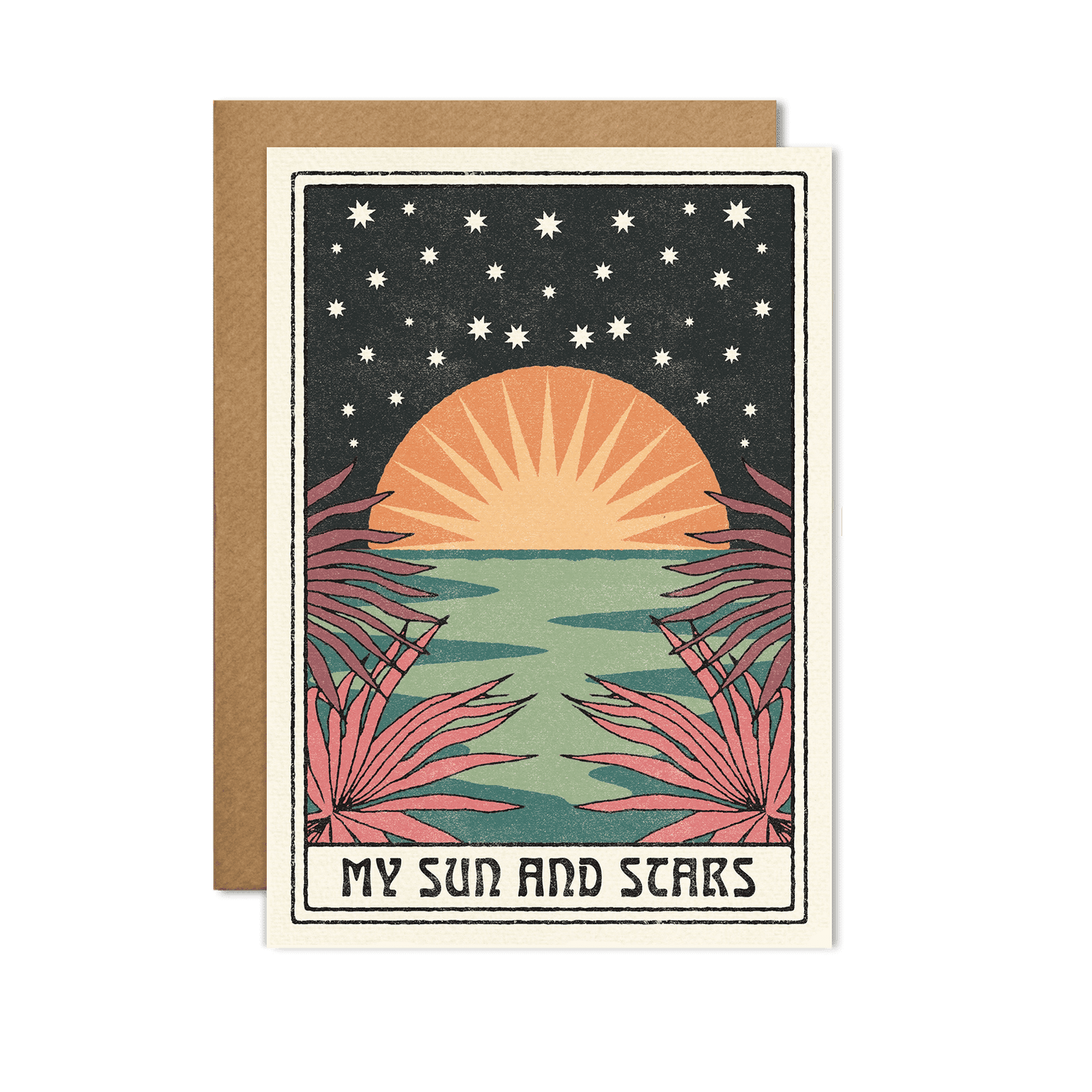My Sun and Stars Card - With cello wrap