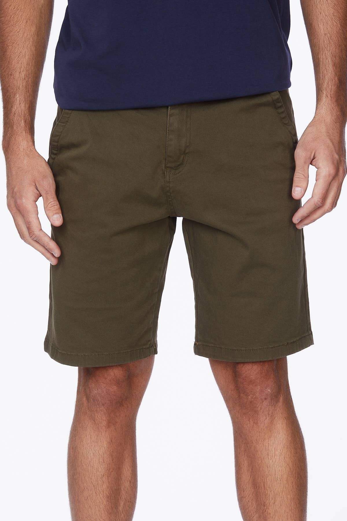 Men's Twill Summer Stretch 4 Pocket Chino Shorts - OLIVE