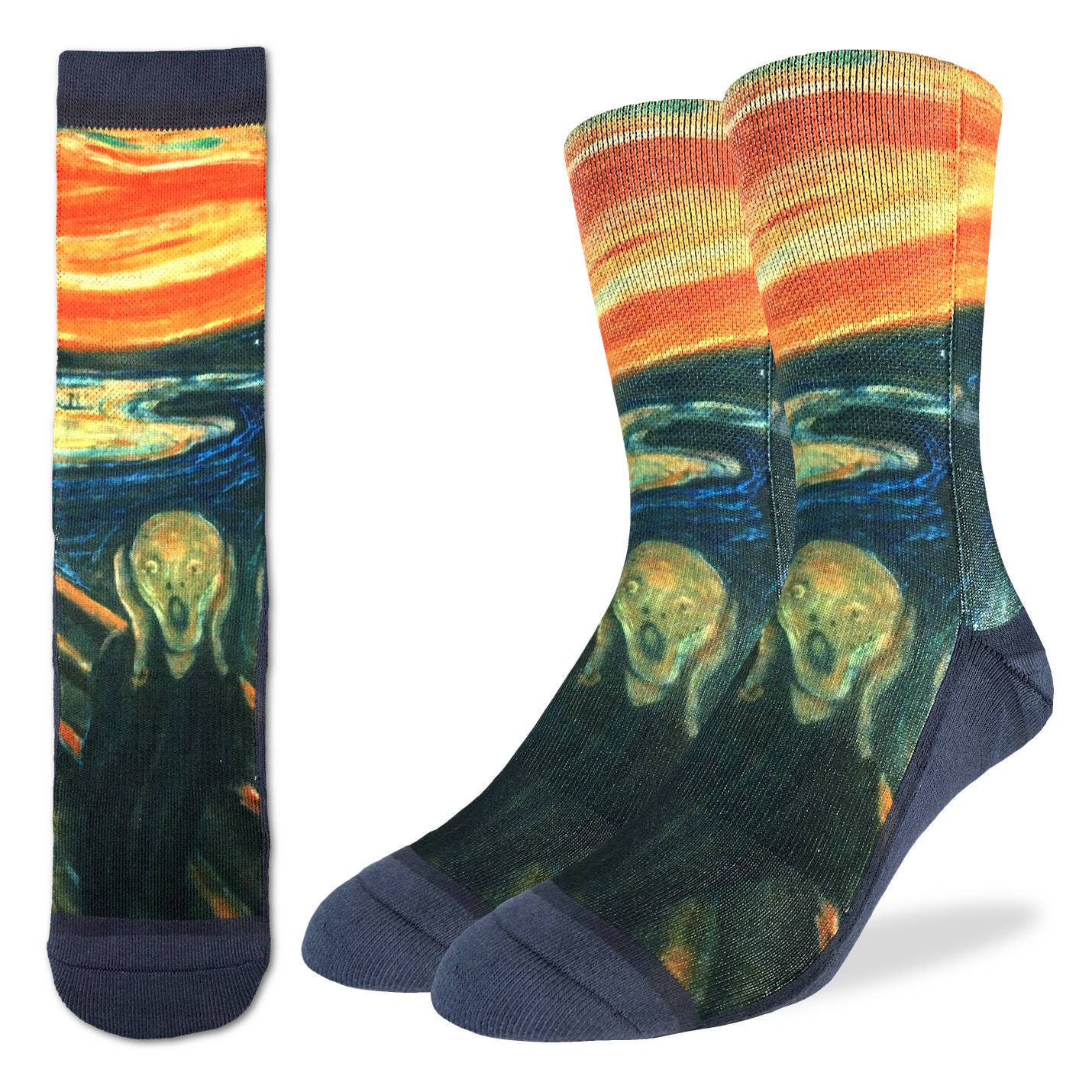 Men's The Scream, Art Socks