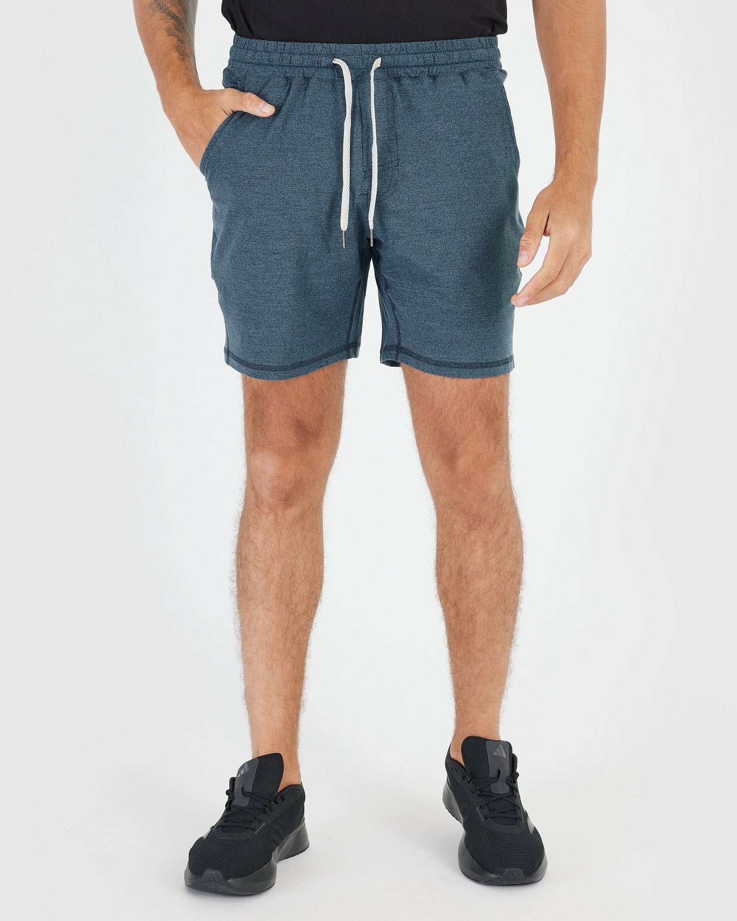 Active Comfort Shorts - Dark Heather Indigo