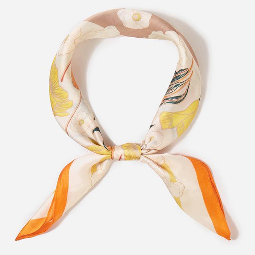 Flower Bandana - Orange
