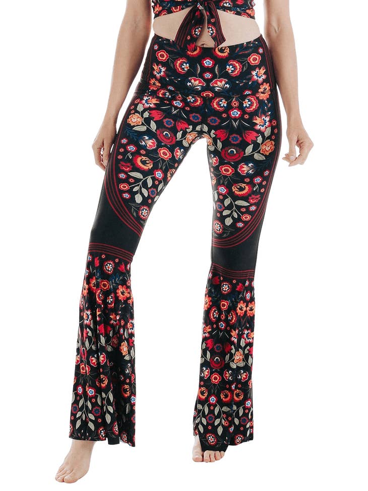 Folklore Printed Bell Bottoms - La De Da