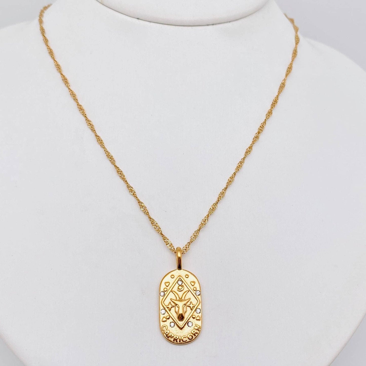 Zodiac Constellation Necklace - Capricorn