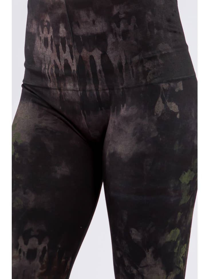Textured Butterfly Print Leggings - La De Da