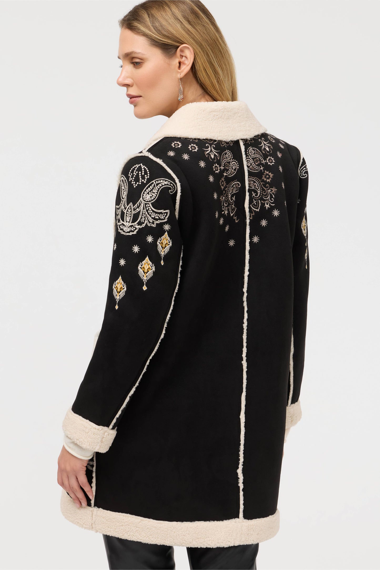 Lori Faux Suede Sherpa Jacket - Cheyenne