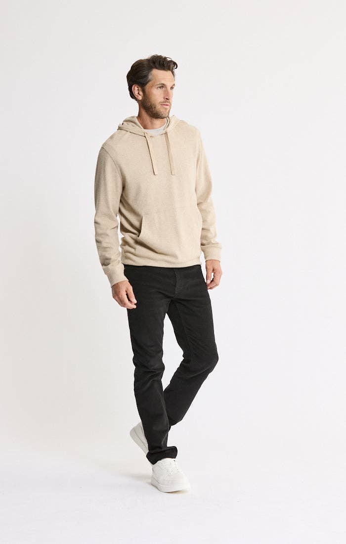 Knit Flannel Hoodie - Ivory
