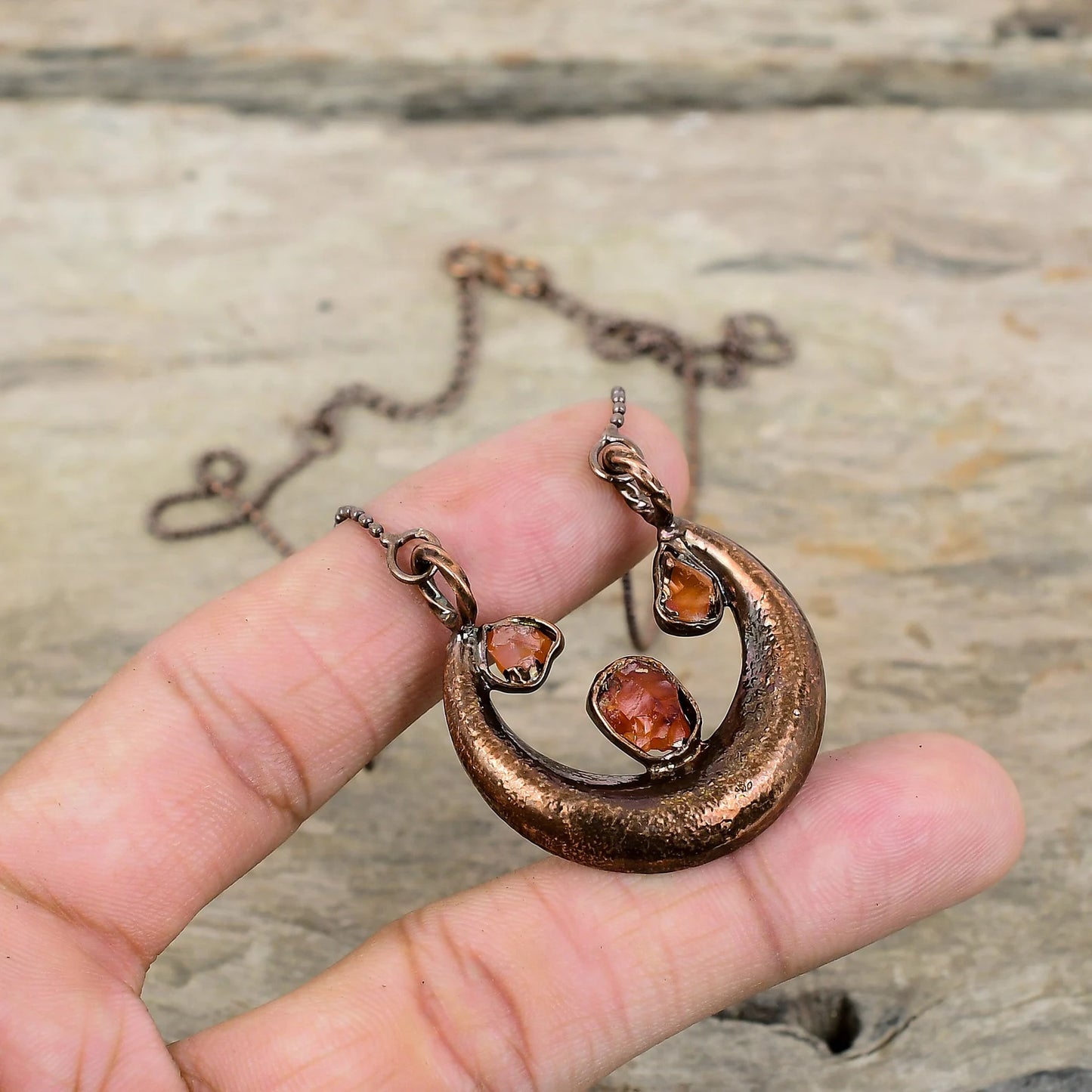Carnelian Raw Necklace