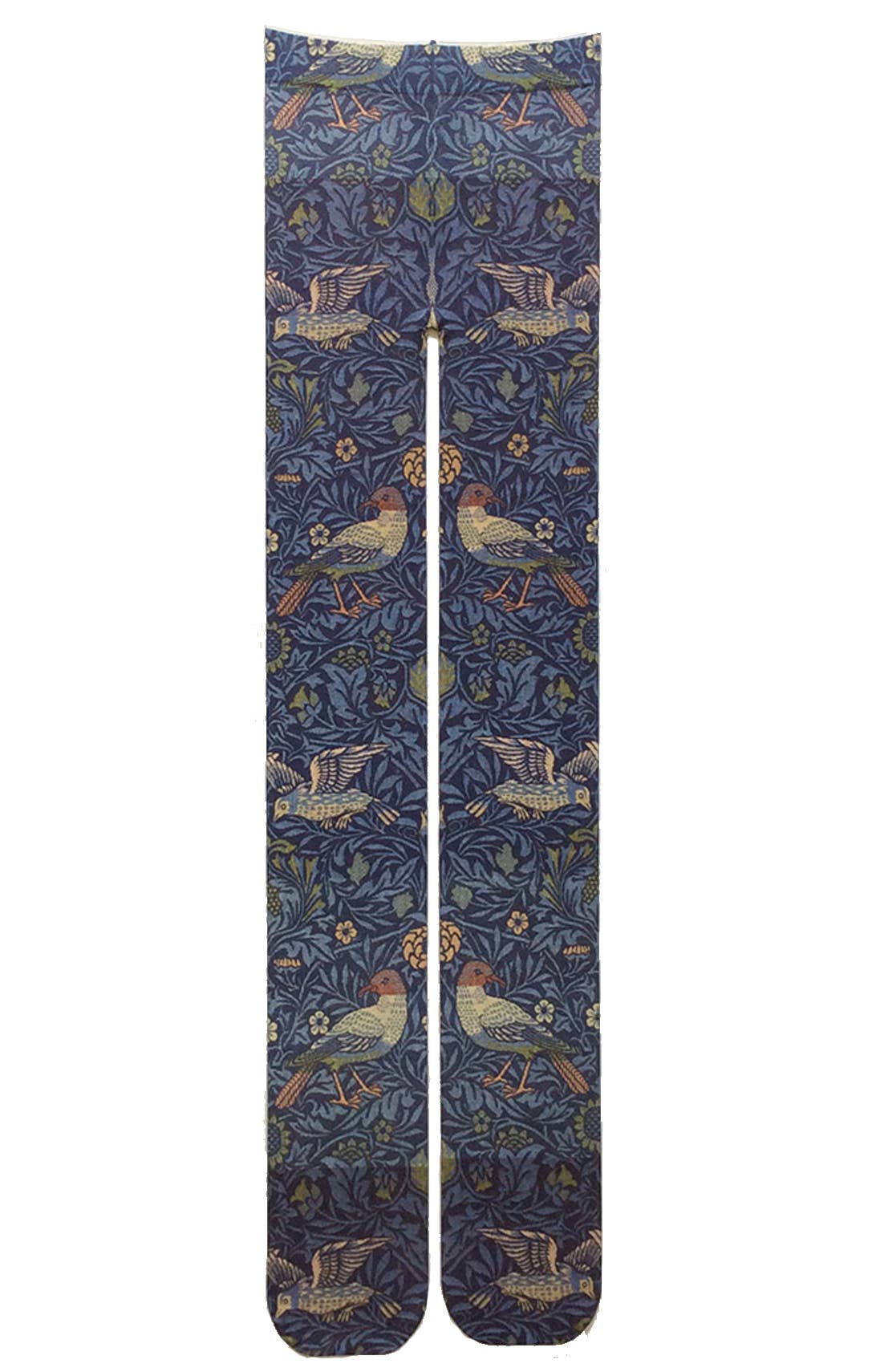 BIRD by WILLIAM MORRIS Printed Art Tights: S-L - La De Da