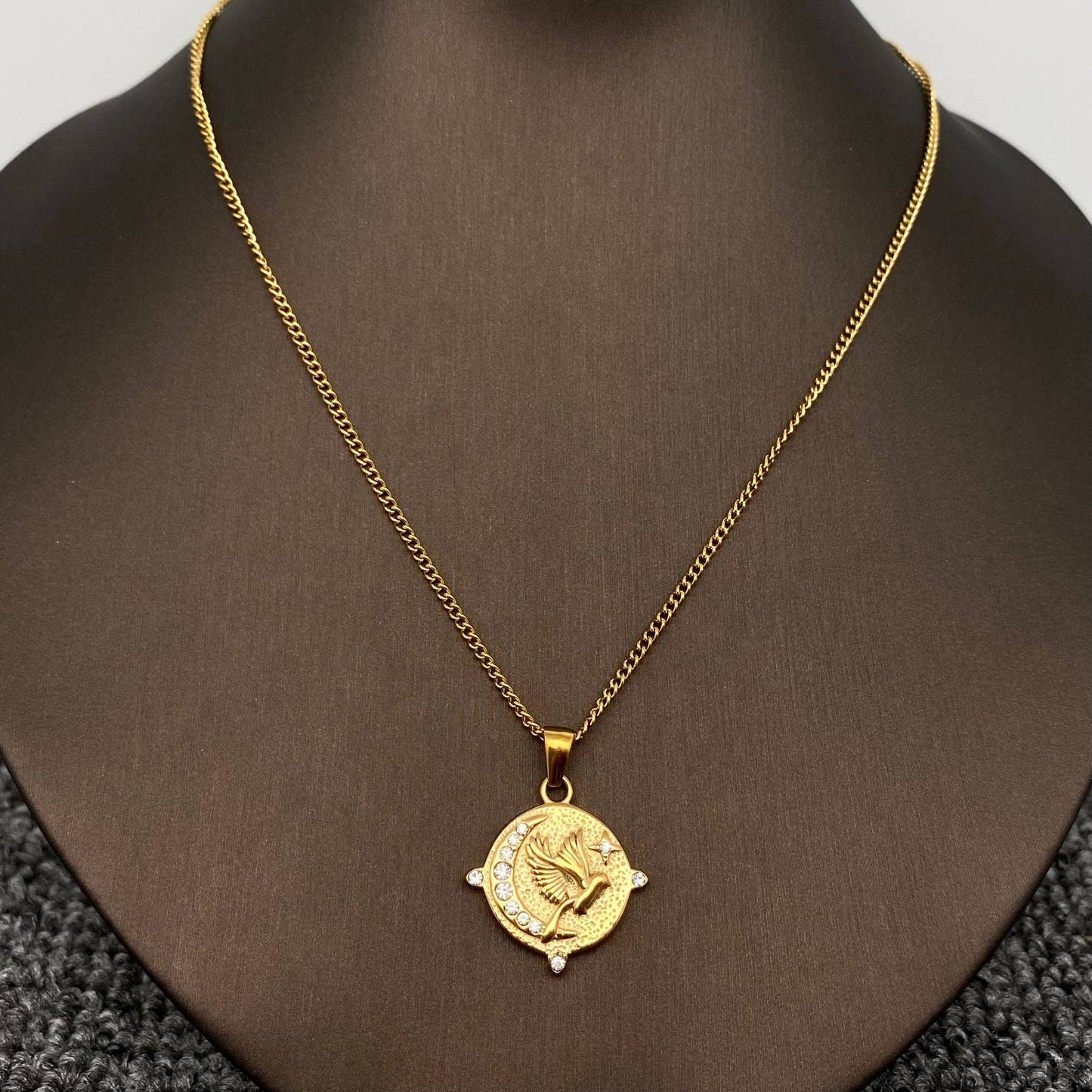 Bird - Tarot Charm Necklace